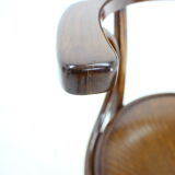 1910s office armchair J&J Kohn Nr.704 and side table,Czechoslovakia