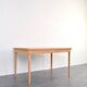 Mid-Century Danish Oak Extendable Dining Table, 1960s.