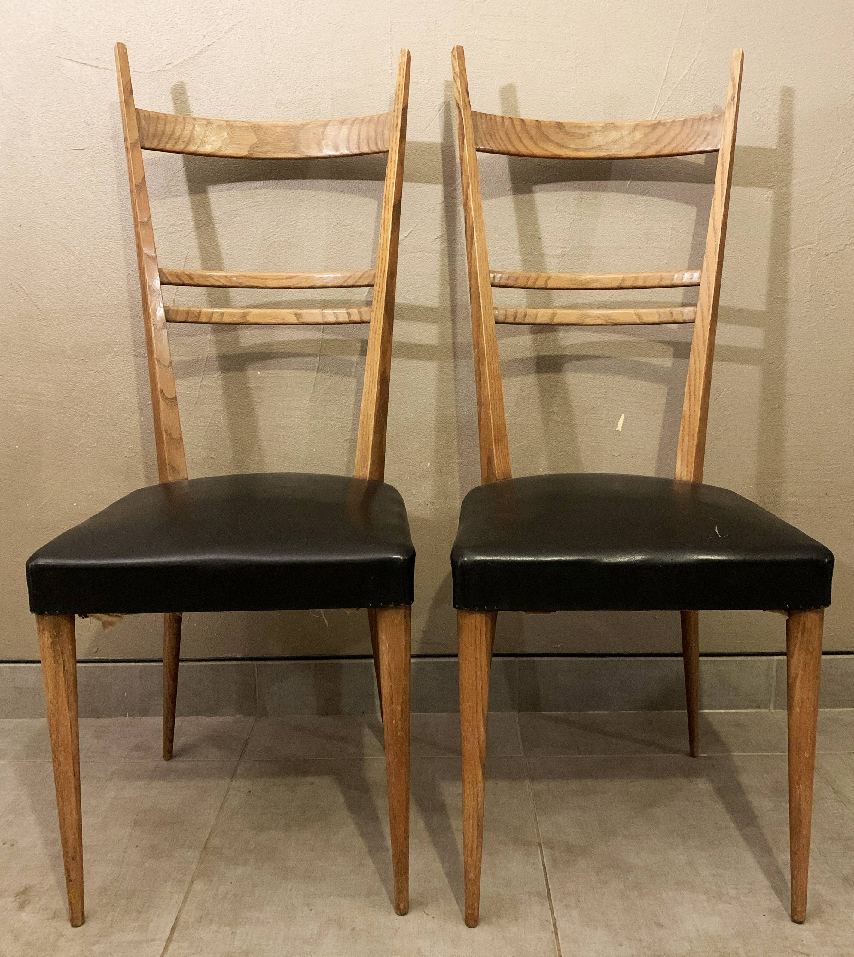 Pair of Italian chairs from the 1950s