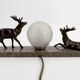 Veilleuse Art Déco aux cerfs – vers 1930