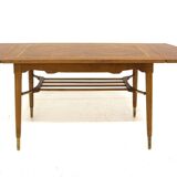 Extendable teak coffee table, Swedish Modern, Sweden, 1940
