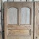 Pair of oak wardrobe doors