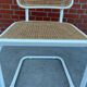 Cesca Chair model with armrest in white