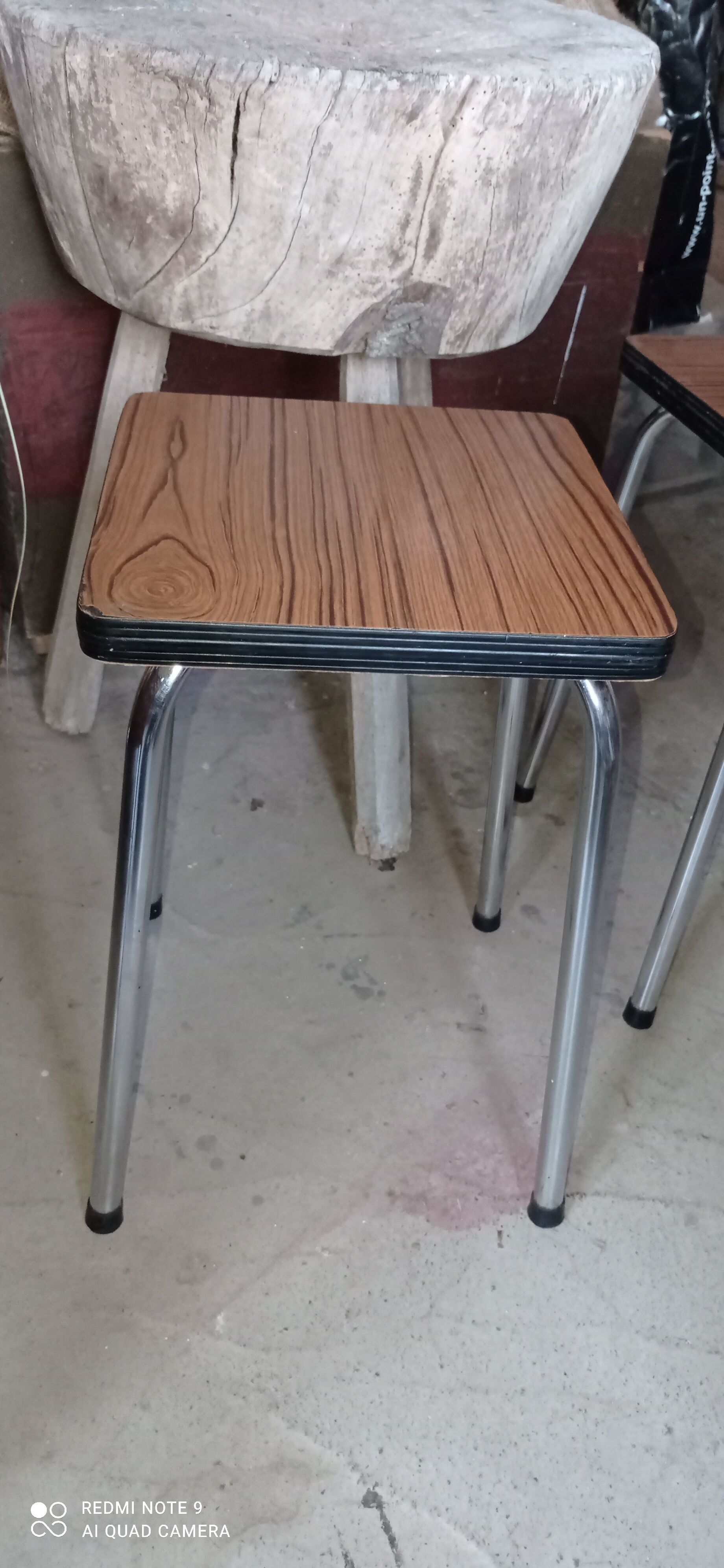 Paire de tabouret formica