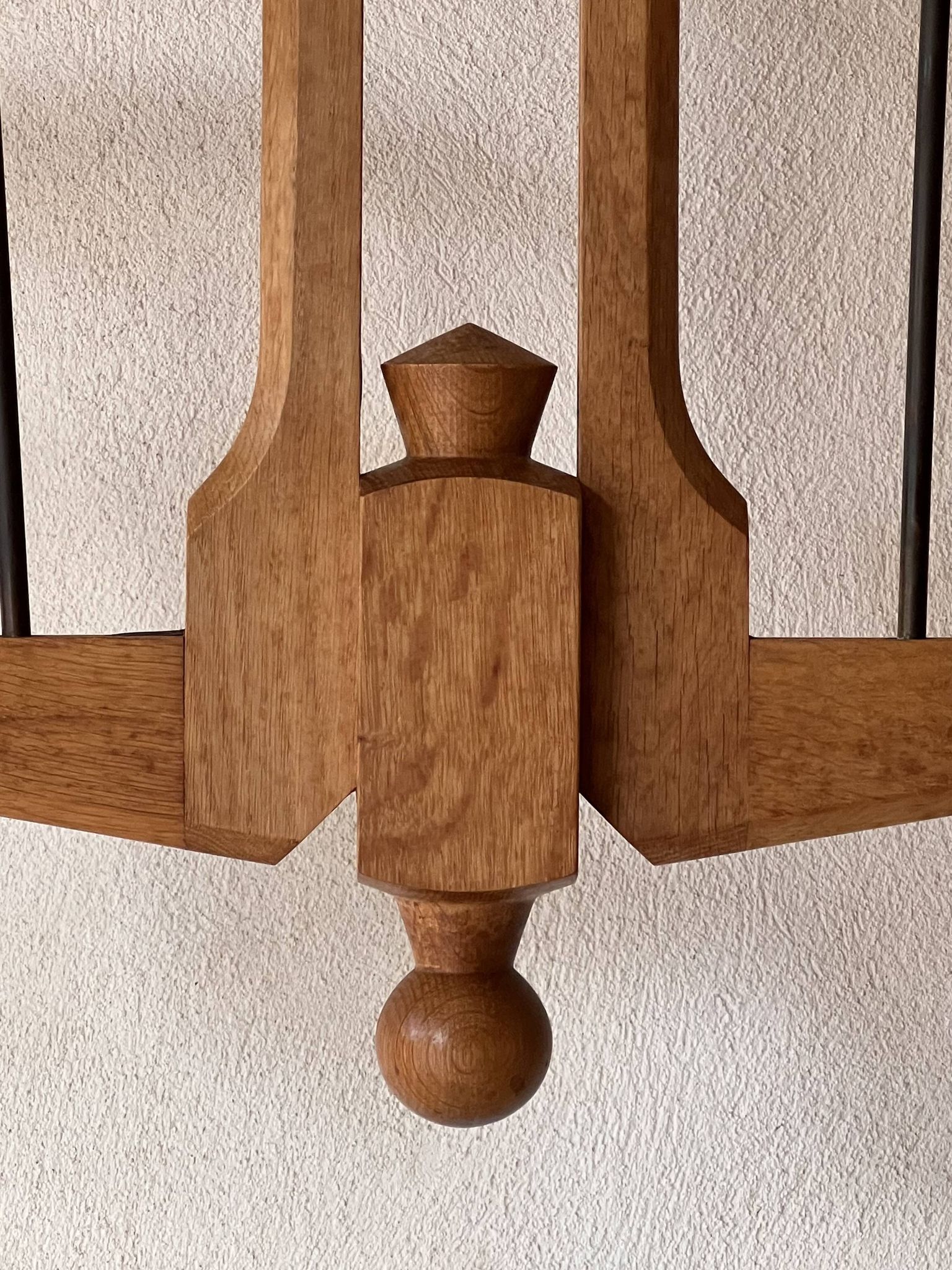 Two-light chandelier by Guillerme and Chambron for "Your House", France 60s.