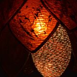 Chandelier pendant lamp in the shape of an artichoke design from the 70s