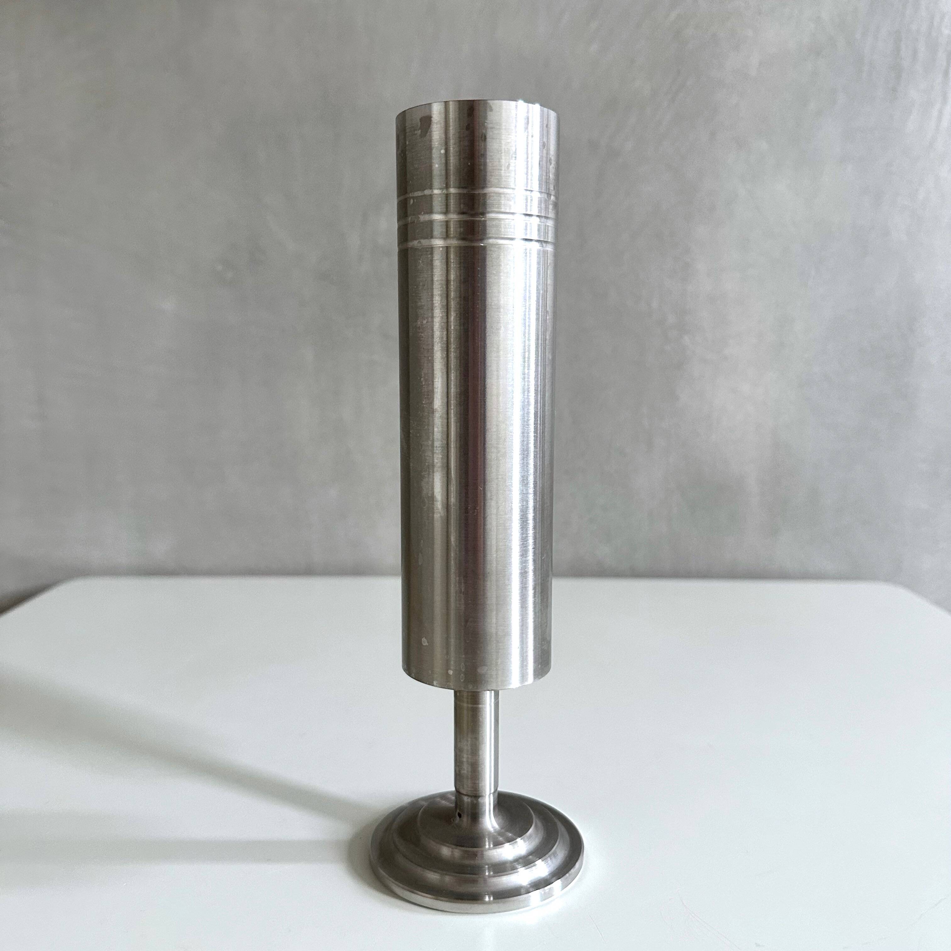 Set of 4 Cylindrical Vases – Brutalist | Mid Century Modern Design