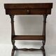 Directoire period work table in solid walnut, 19th century.