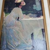 Painting on canvas F. Toussaint