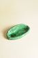Soap Dish - Mid-century Free Form Green Ceramic Catchall - Signed