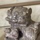 Pair of Foo Dog bookends in sculpted steatite.