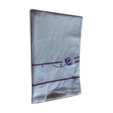 Hand embroidered mixed-hand flat sheet