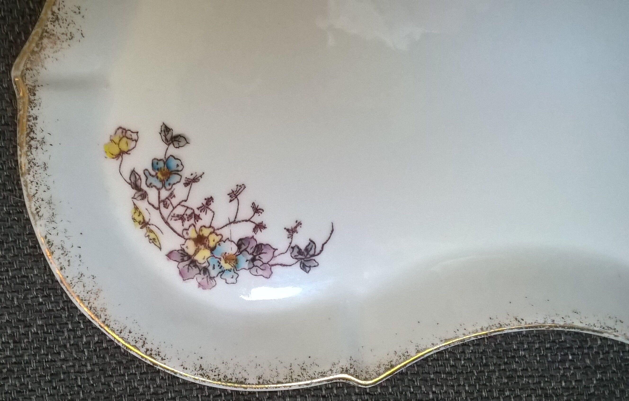 Porcelain plate early twentieth