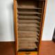 Classeur  rideau  bois  1950