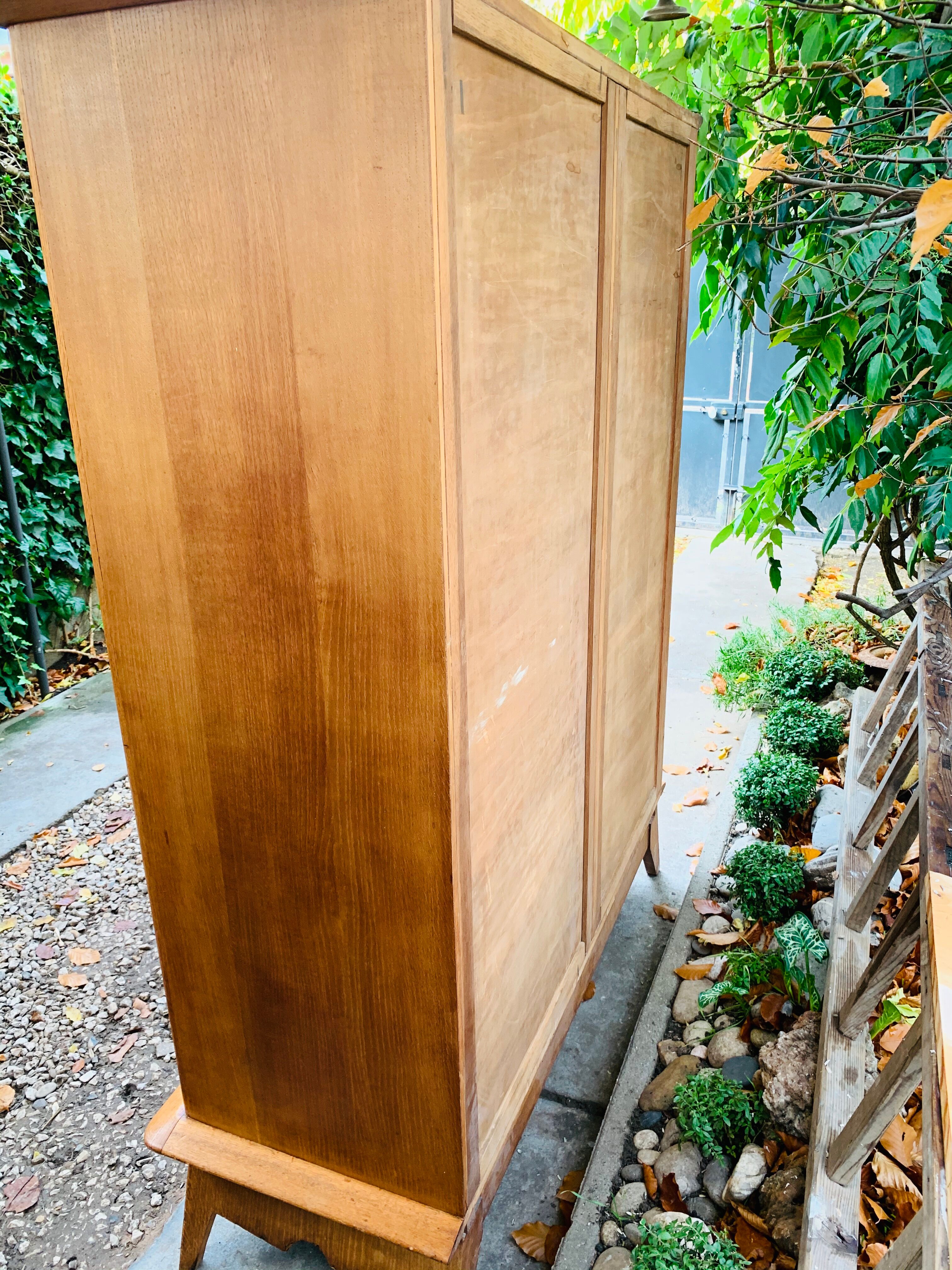 1950 compass foot cabinet