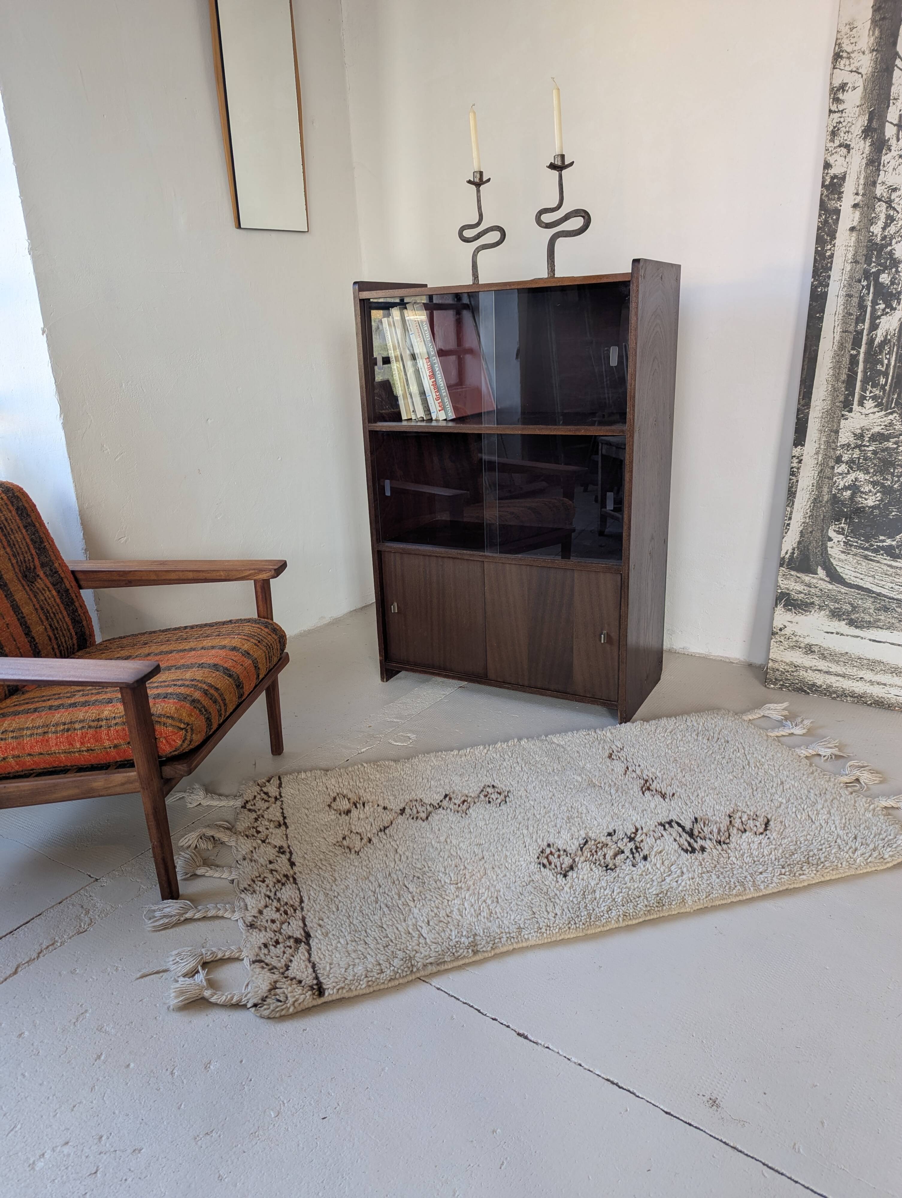 Tapis marocain vintage en laine
