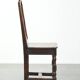French antique Lorraine chair made of oak from the 18th century