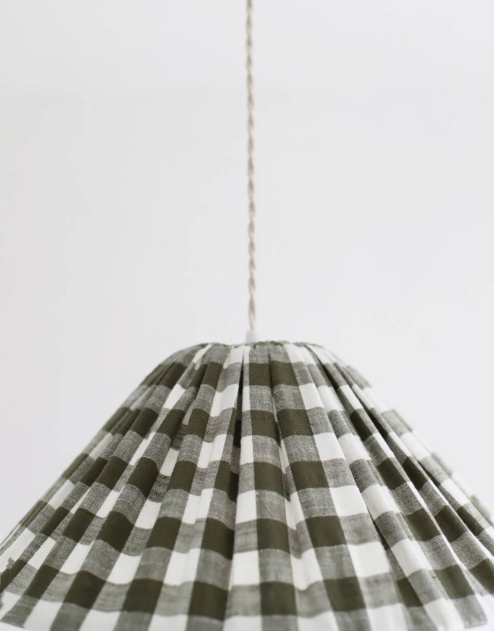 Malala "khaki" large tile conical pendant light