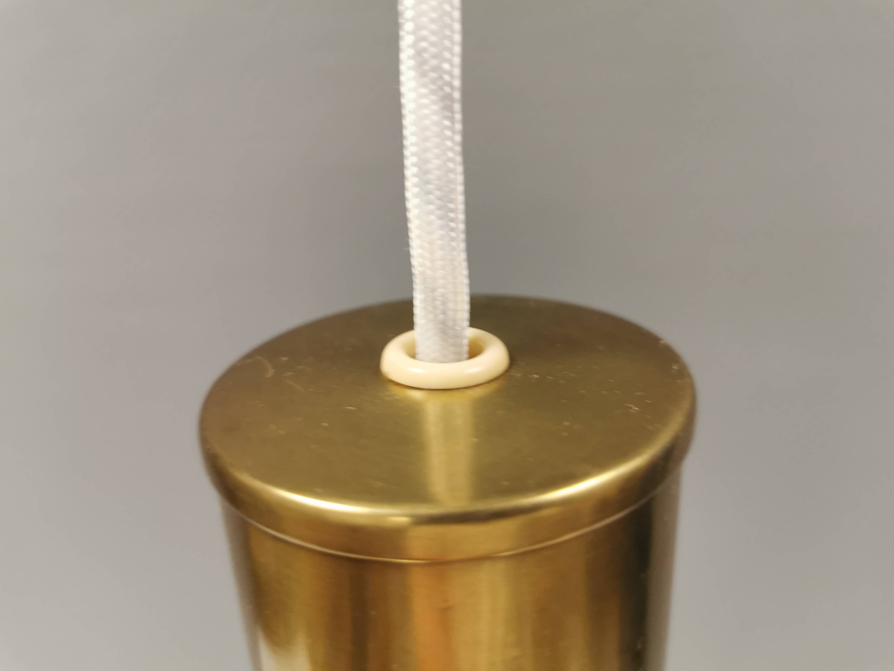 VERY rare original Vilhelm Lauritzen Gold Pendant for Louis Poulsen Denmark.