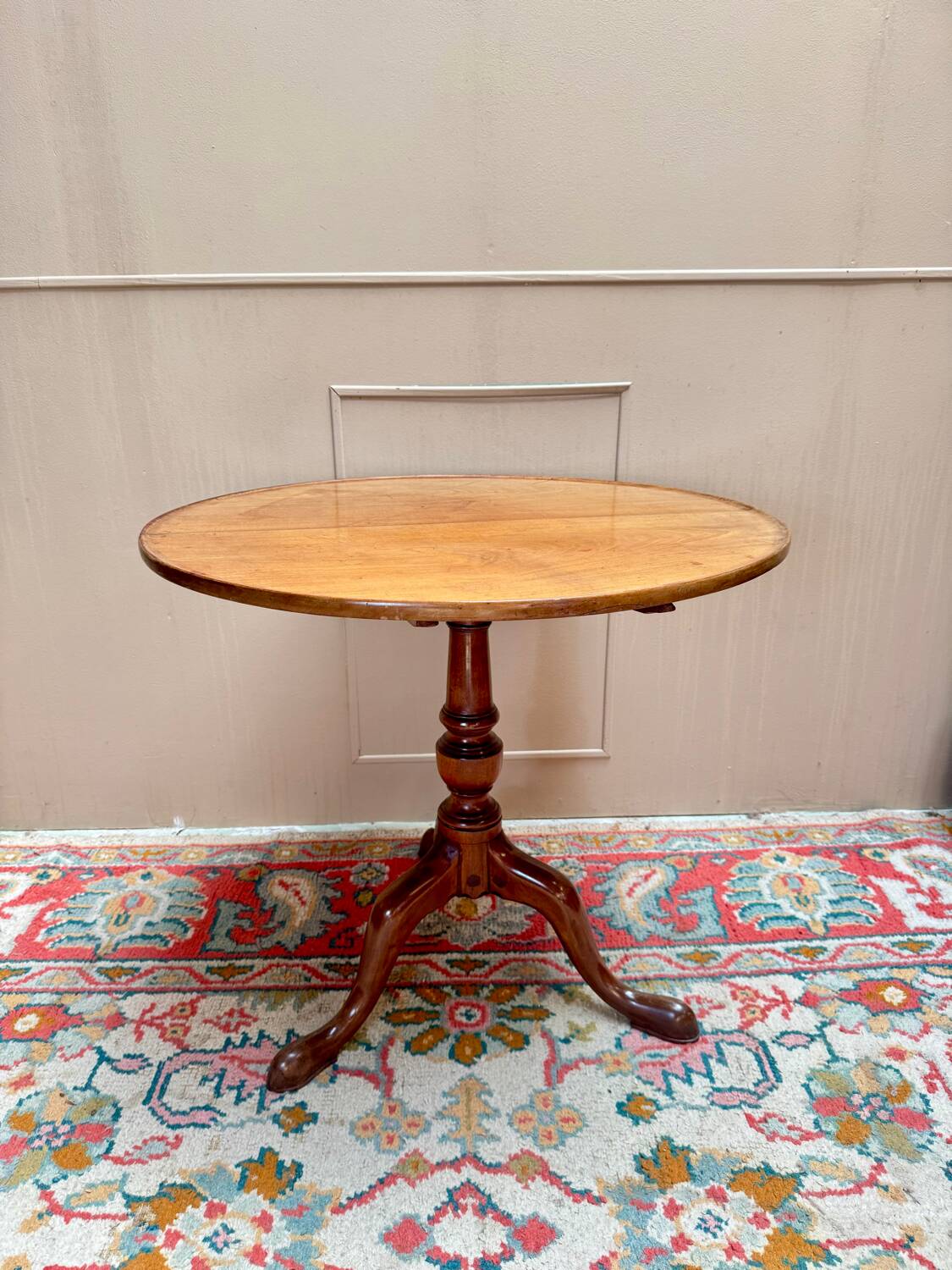 Louis XVI mahogany pedestal table, 18th century