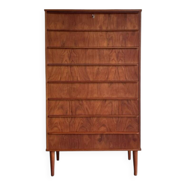 Commode vintage danoise haute - tiroirs