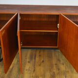 Scandinavian teak and metal sideboard
