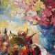 Still life with pears, oil on canvas signed