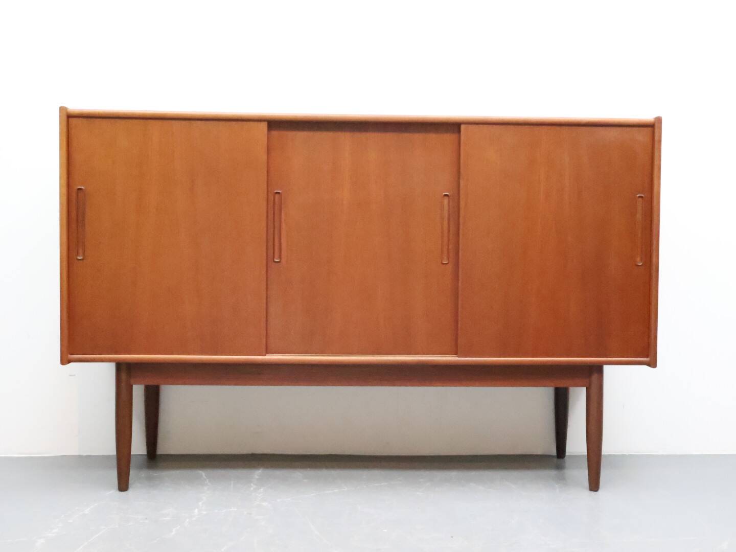 Deens wandmeubel teak mid century modern
