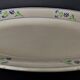 Oval Badonviller earthenware serving dish, early 20th century
