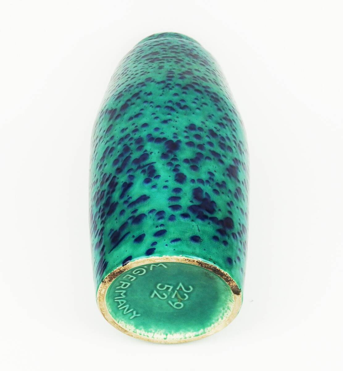 Large fat lava ceramic vase by the Scheurich factory