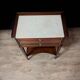 Pair of Louis XVI style mahogany bedside tables