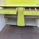 Yellow and blue vintage formica kitchen buffet