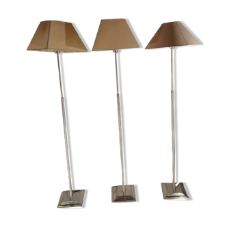 3 adjustable height floor lamps