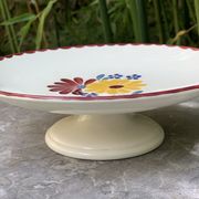 Fruit cup on low pedestal in Salins Milanese service earthenware