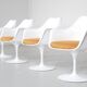 Set of 4 Tulip armchairs by Eero Saarinen for Knoll International - 1960s