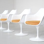 Set of 4 Tulip armchairs by Eero Saarinen for Knoll International - 1960s