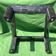 Tesselated black stone coffee table by Maitland Smith 1970s