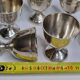 Set of 6 Vintage Silver Metal Egg Cups, EPNS hallmark, 6 cm