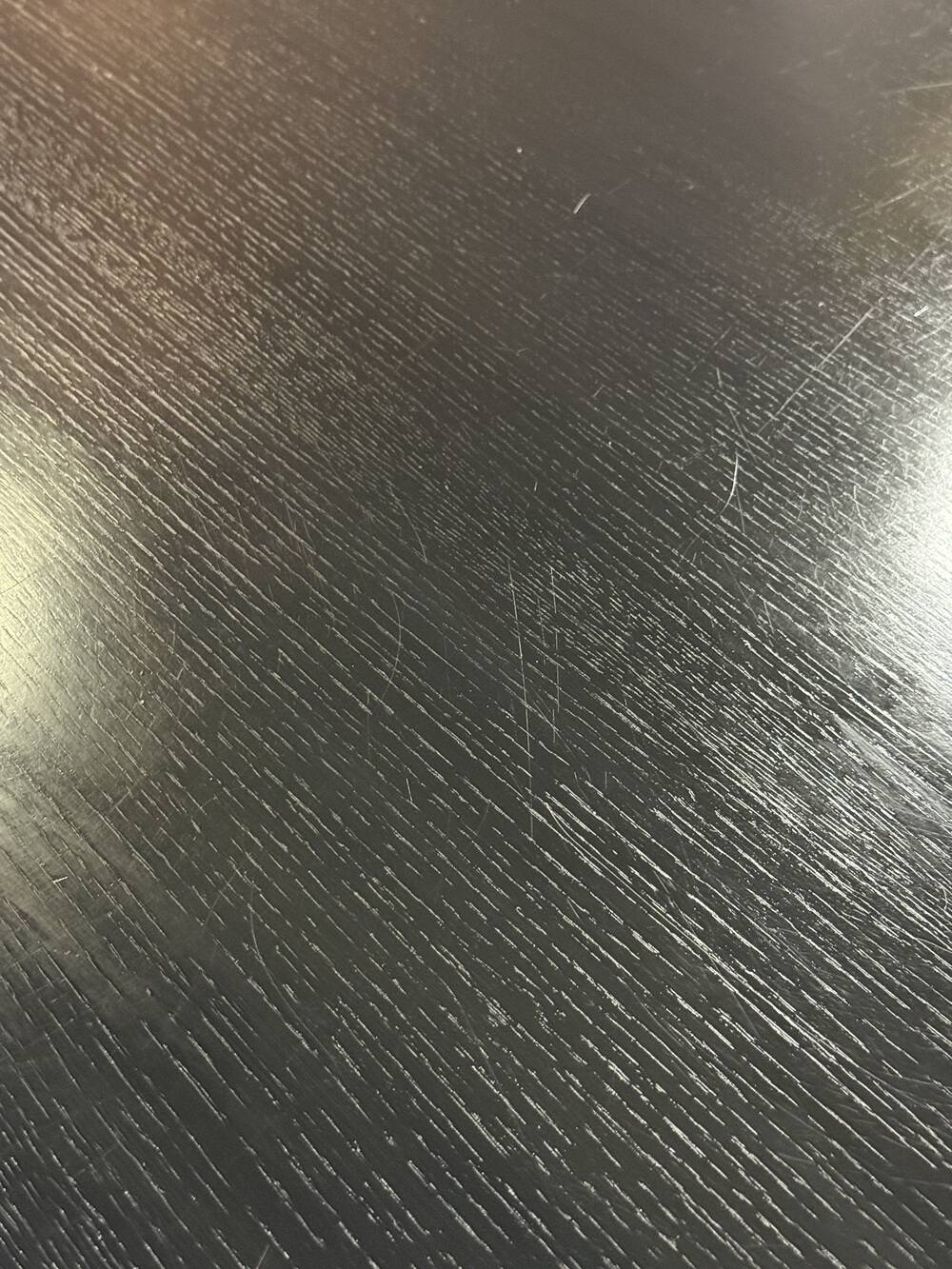 USM Haller dining table in black ash, Fritz Haller 1980’s