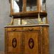Superb Louis XVI two-body buffet in marquetry and gilded bronzes circa 1880