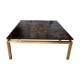 Important Coffee Table with a Lacquered Wood Panel from the 19th Century