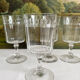 4 Baccarat cut crystal water/wine glasses, Chicago model