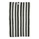 1970s Vintage Turkish Oushak Handmade  White Black Runner Rug  182x296