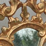 Ancien miroir doré original style Louis XV