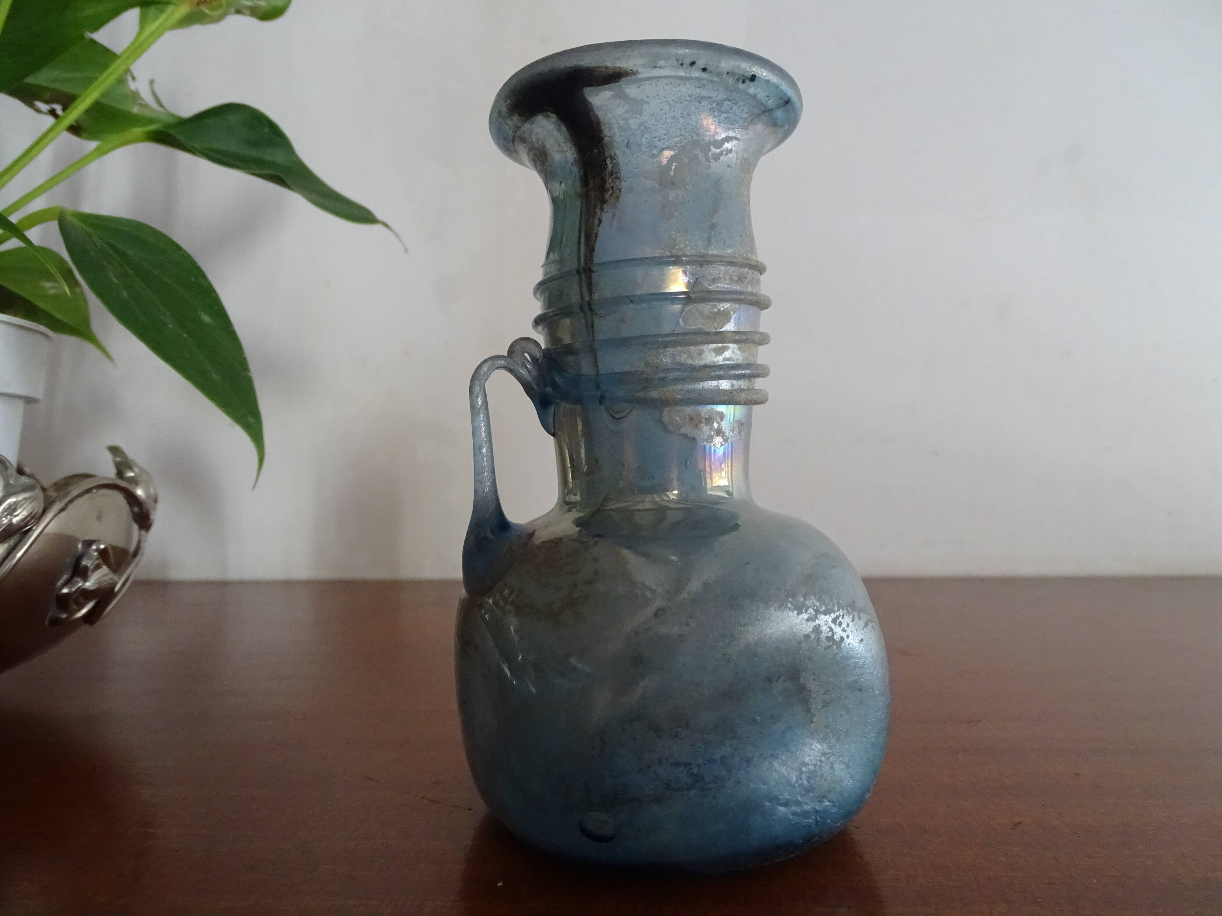 Vase Scavo Seguso Vetri d'Arte iridescent glass Murano 1950