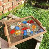 Vintage Floral Tray