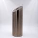 Brushed Aluminum large vase H:40cm