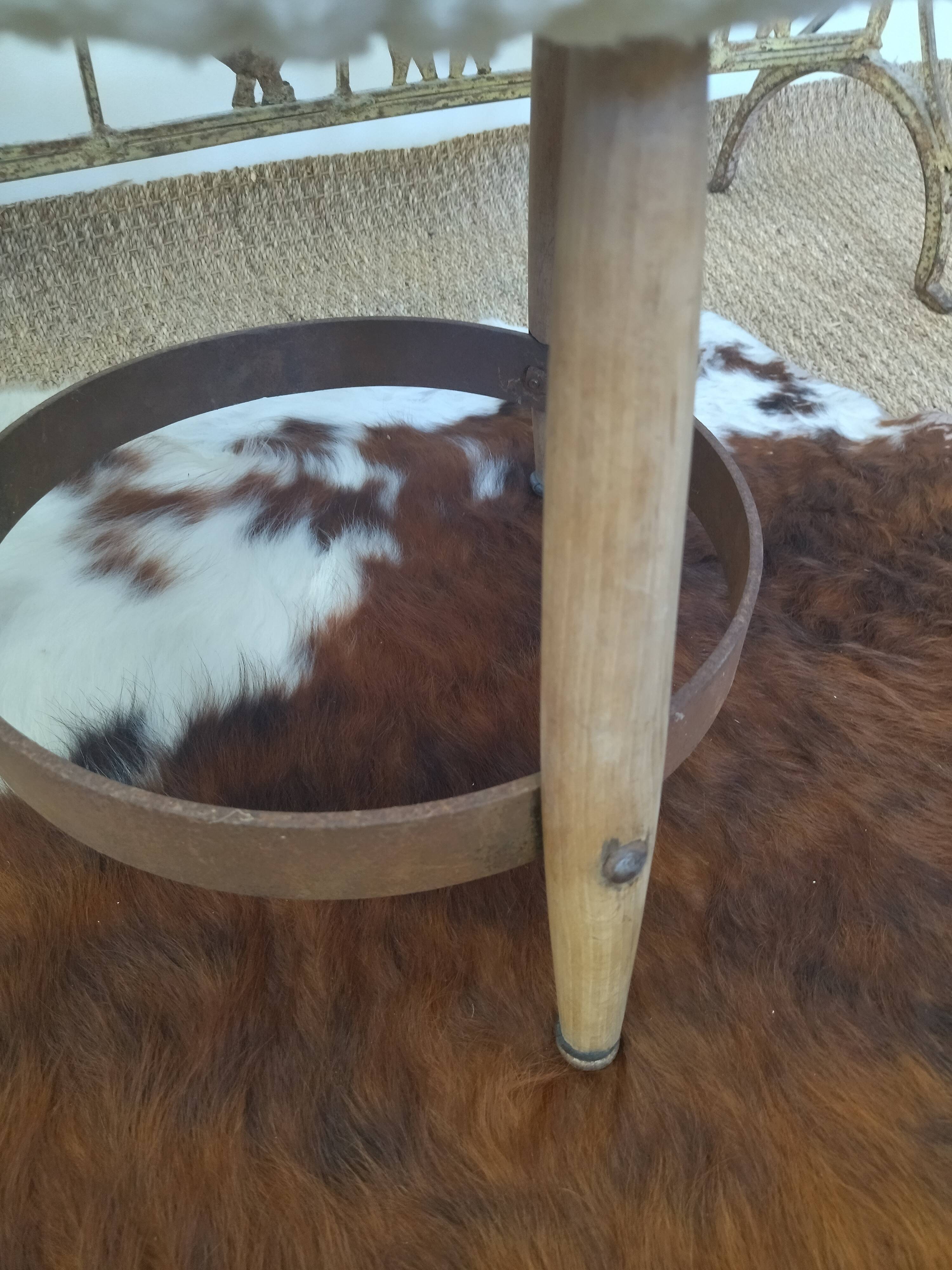 3 vintage stools 50s