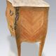 Small Louis XV Style Curved Commode in Marquetry