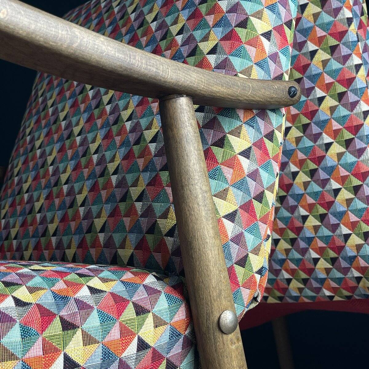 Mid-century Bobi armchair by Meblo, former Yugoslavia, 1960s, set of 2.